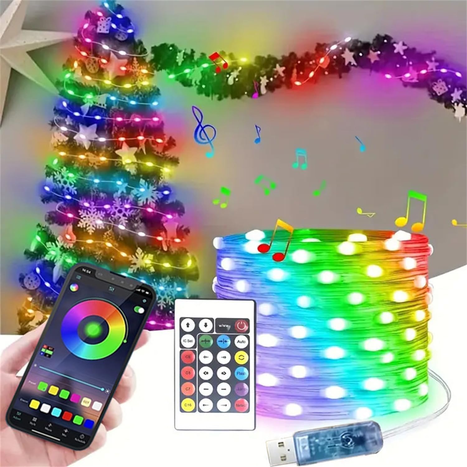 Smart Garden Festoon Lights - LED 요정 조명 스트립 크리스마스 조명