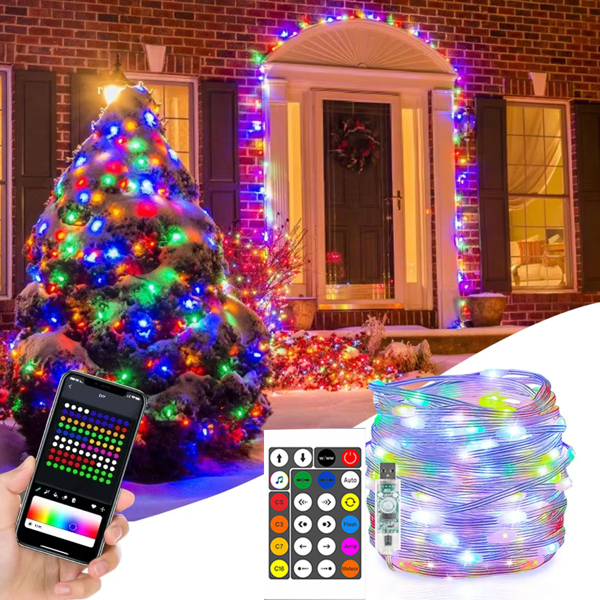 Smart Garden Festoon Lights - Led 요정 빛 스트립 크리스마스 조명