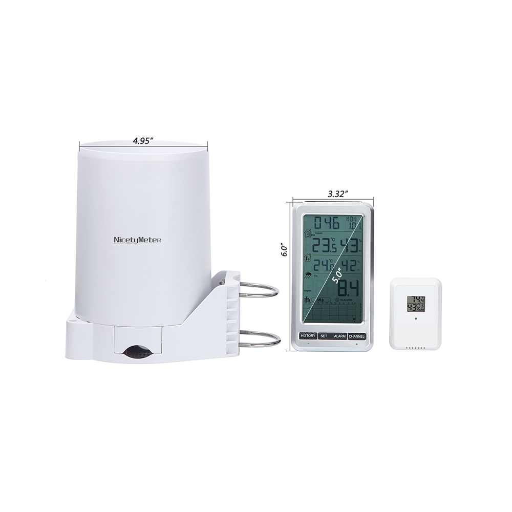 Garden Weather Station - 0206 RF 433mhz 무선 팁핑 버킷