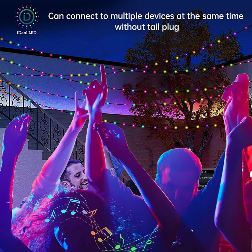 RGBIC 스마트 스트링 조명 USB 전원 블루투스 리 - Smart Garden Festoon Lights 리뷰 및 가격