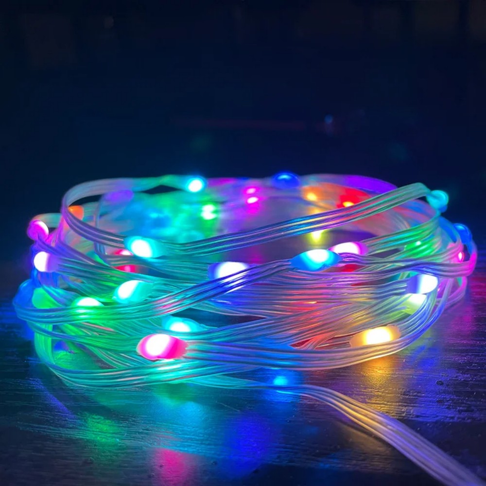 RGBIC 스마트 스트링 조명 USB 전원 블루투스 리 - Smart Garden Festoon Lights 리뷰 및 가격