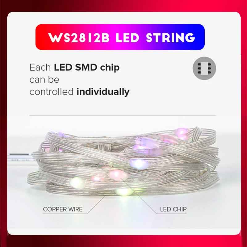 Led 요정 빛 스트립 크리스마스 조명 스마트 블루투스 - Smart Garden Festoon Lights 리뷰 및 가격