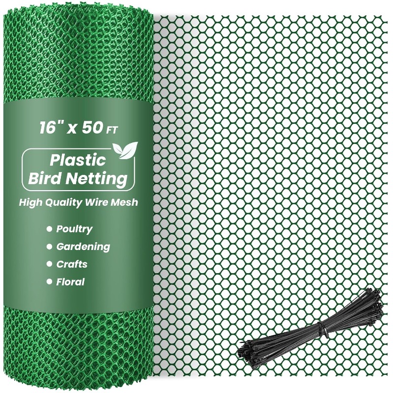 플라스틱 와이어 메쉬 펜스 롤 - 25개 스트랩이 있는 - Smart Garden Fence 리뷰 및 가격