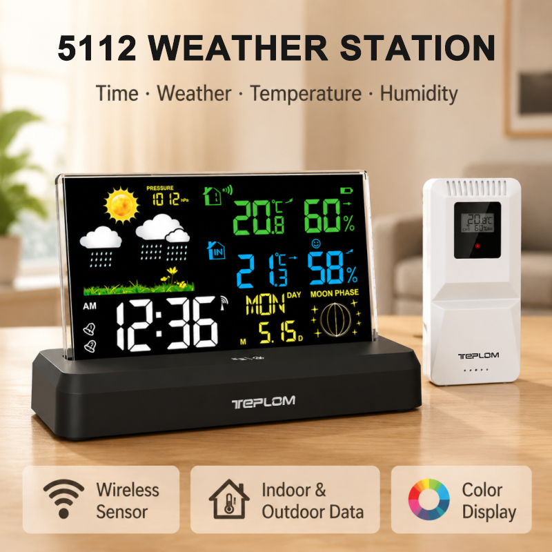 무선 기상 관측소 실내외 온도 습도 측정기 정확한 일기 - Garden Weather Station 리뷰 및 가격