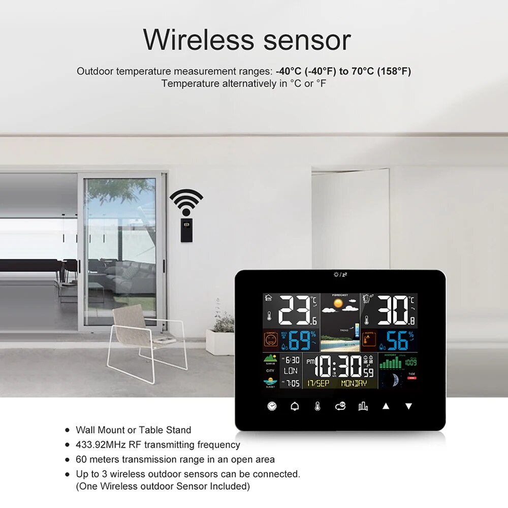 FJ3362G 기상 관측소 알람 시계 온도계 습도계 터 - Garden Weather Station 리뷰 및 가격