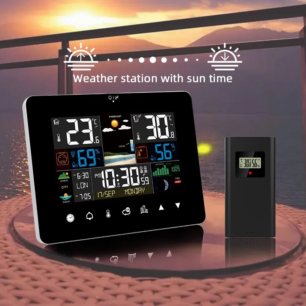 FJ3362G 기상 관측소 알람 시계 온도계 습도계 터 - Garden Weather Station 리뷰 및 가격