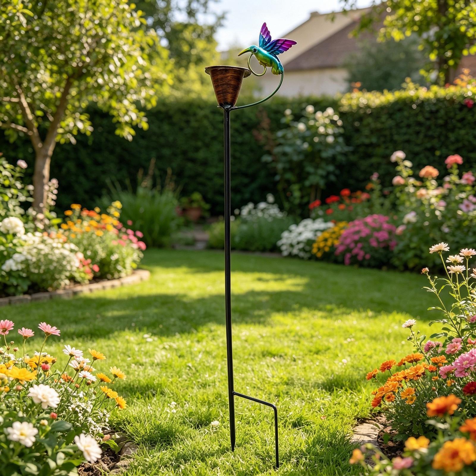 정원용 꿀벌 급수대, 내후성 장식용 급수대, 벌새 물통 - Garden Weather Station 리뷰 및 가격