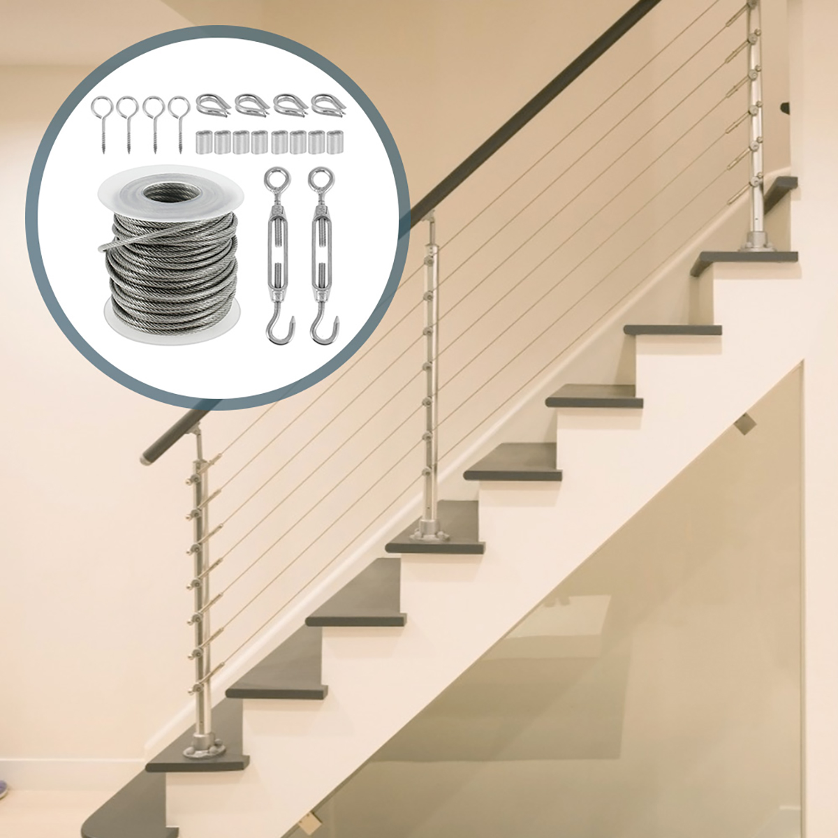 15M/30M 와이어 케이블 로프 스테인레스 스틸 헤비 - Smart Garden Fence 리뷰 및 가격