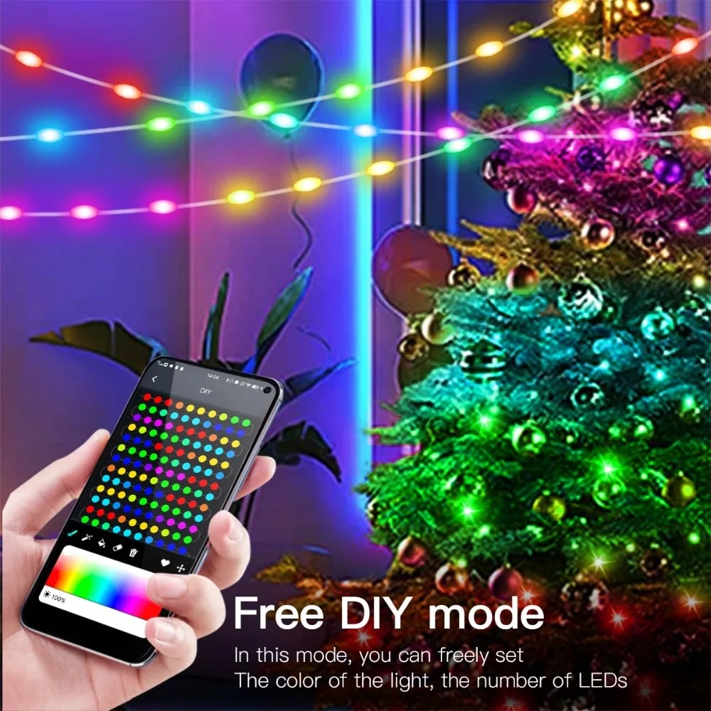 USB 블루투스 스마트 LED 페스툰 요정 조명 음악  - Smart Garden Festoon Lights 리뷰 및 가격