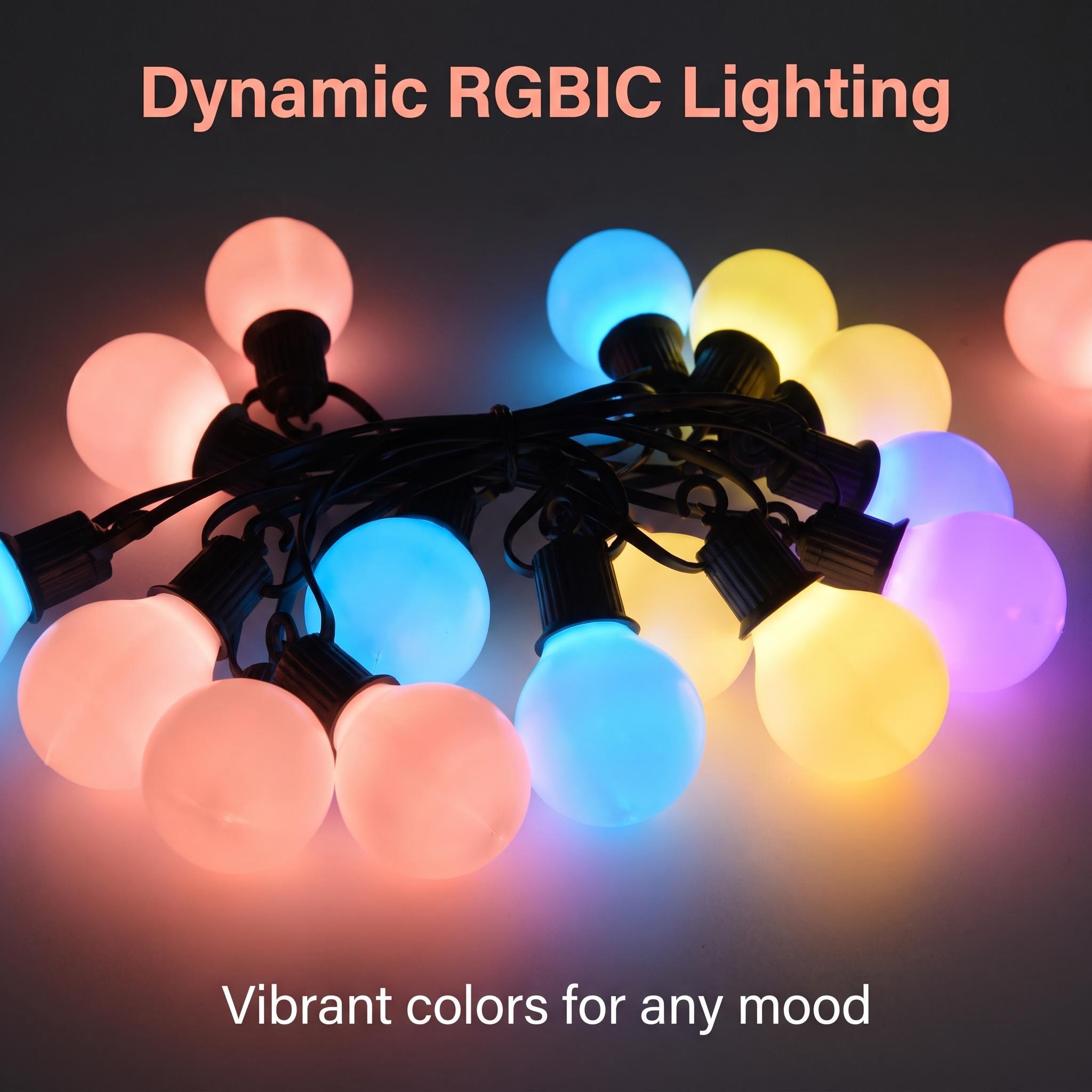 스마트 WIFI G40 LED 전구 스트링 라이트 US - Smart Garden Festoon Lights 리뷰 및 가격