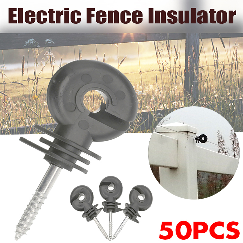 50Pcs 전기 울타리 절연체 내구성 나사 포스트 다기 - Smart Garden Fence 리뷰 및 가격